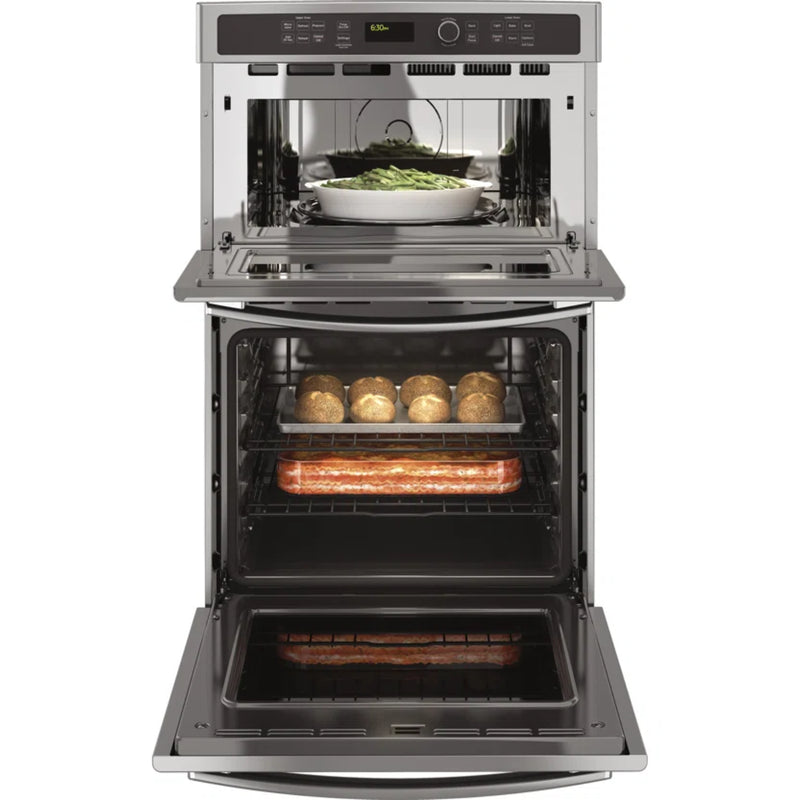 27" Self-Cleaning Electric Wall Oven with Built-In Microwave